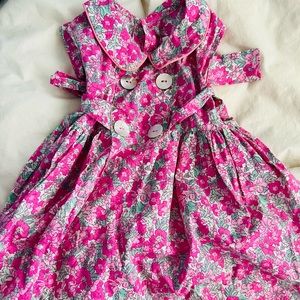 EUC. Gorgeous pink floral sleeveless dress.